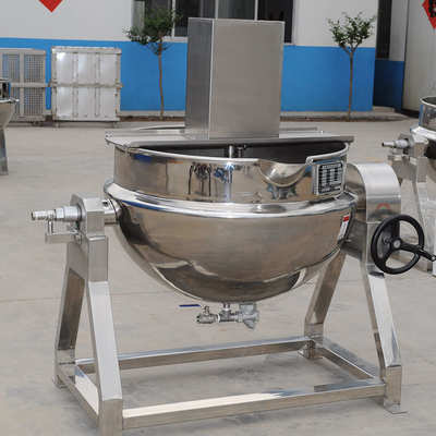 Caldeirão automático de vapor de 50 litros para molho de caramelo de pasta de feijão vermelho