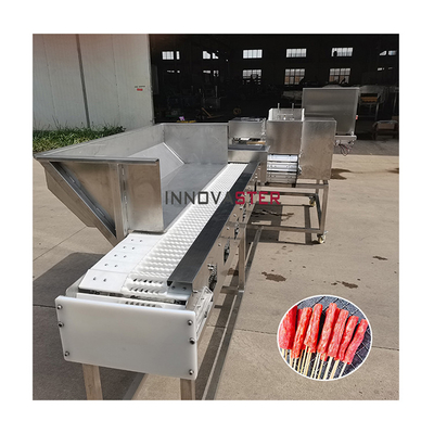 Grill Elétrico Automático de Alta Capacidade Grill Barbecue Meat Skewer Machine para delicioso Grilling