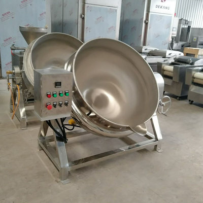 Caldeirão de aquecimento elétrico de aço inoxidável 304 para molho de caramelo de pasta de feijão vermelho