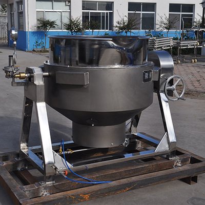 Aquecimento por óleo Automático Industrial Gás Cozinha Chaleira de chaleira com aço inoxidável 304