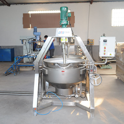 Equipamento de cozinha Ketchup Planetary Cooker Mixer Boca de vapor com agitador 615 KG