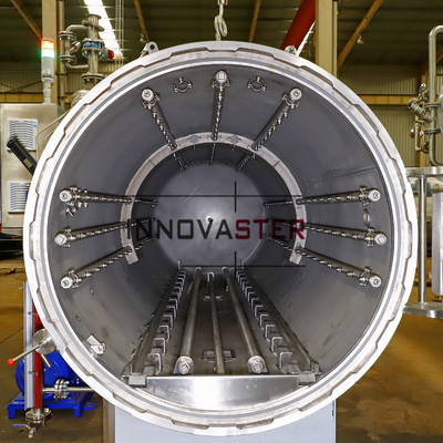 Lunch Meat Water Spray Autoclave Retort Machine para conservação 1100*1200*1500MM Tamanho