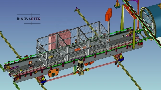 Carregamento e descarregamento automatizados de aço inoxidável 2000 kg para melhorar a eficiência da produção