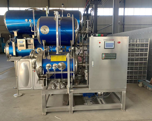 Cozinha a vapor a alta temperatura para esterilização de atum em lojas de alimentos e bebidas