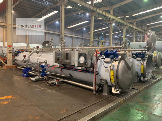 1100*1200*1500MM Máquina de retortação de água média, conservas de peixe, esterilizadores alimentares