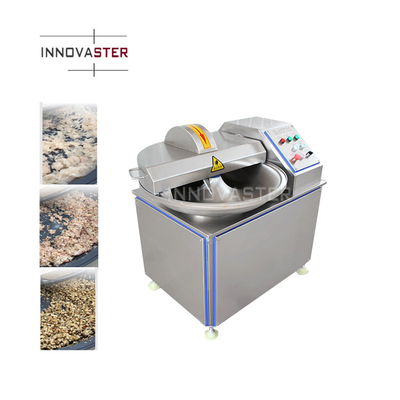 Processamento de carne Máquina de corte industrial de taça de carne para salsicha vegetal automática de 5kw