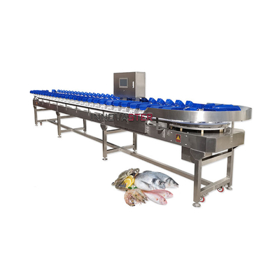 Máquina de triagem por peso de frutas e legumes/peixes/frutos do mar