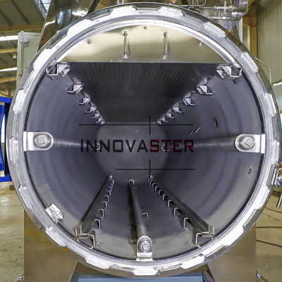 Esterilização de alta temperatura Retornos a vapor Processamento Retornos em latas Necessidades da máquina