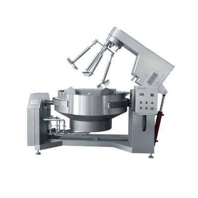 Equipamento de cozinha Industrial Automático Inclinado Molho Planetário Chaleira em Jaqueta com Agitador Multi