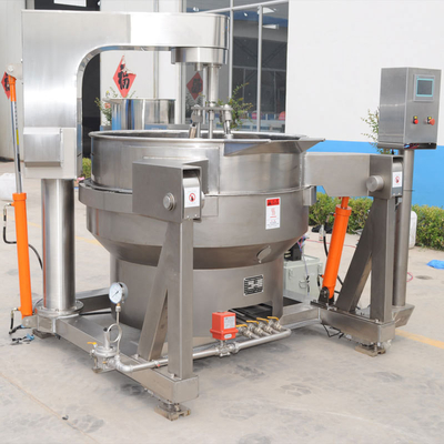 2024 Solução de cozimento e mistura com vários agitadores para processamento de molho de picles