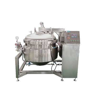 Cozinha a vácuo de alta pressão para processamento de vegetais Caldeira em aço inoxidável 304