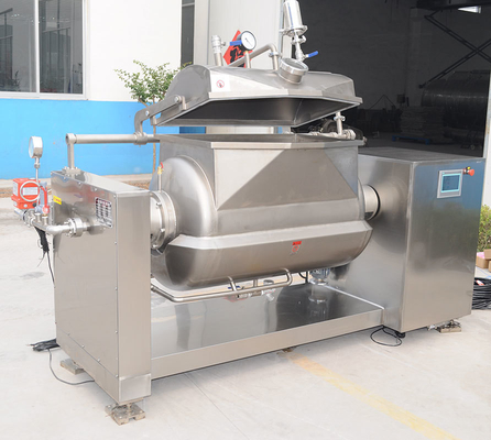 Aquecimento eléctrico ou a óleo Equipamento de cozinha personalizado com camisa horizontal e misturador