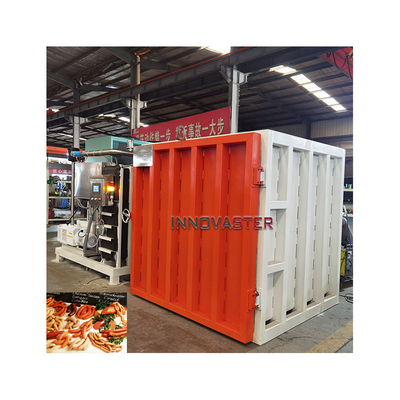 Máquina de pré-refrigeração a vácuo de 500 kg de capacidade para frutas e legumes em bebidas alimentares