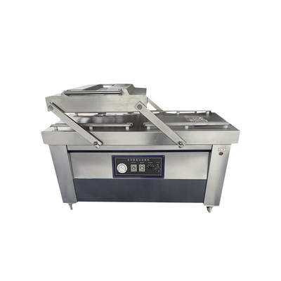 Depende da máquina de embalagem a vácuo de câmara de modelagem para carne e arroz de frutos do mar