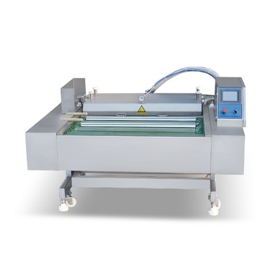 Depende da máquina de embalagem a vácuo de câmara de modelagem para carne e arroz de frutos do mar
