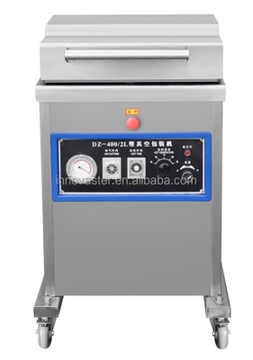 Depende da máquina de embalagem a vácuo de câmara de modelagem para carne e arroz de frutos do mar