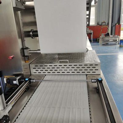 Máquina de embalagem a vácuo para material de embalagem de papel de alumínio com nariz ajustável
