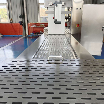 Máquina de embalagem a vácuo para material de embalagem de papel de alumínio com nariz ajustável