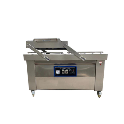 Máquina de embalagem automática de vegetais de vácuo de câmara de vedação de dupla ranhura