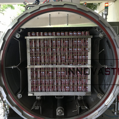 3P Voltage Automatic F0 Steam Air Retort para esterilização a alta temperatura de alimentos enlatados