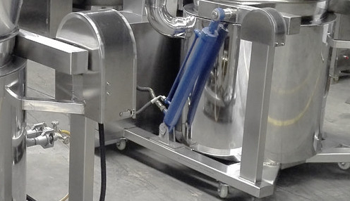 Máquina de fabricação de molho industrial de capacidade personalizada com agitador multi e aquecimento a gás