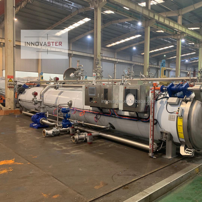 Lojas de alimentos e bebidas Retorte de ar a vapor automático completo para esterilização de conservas de peixe