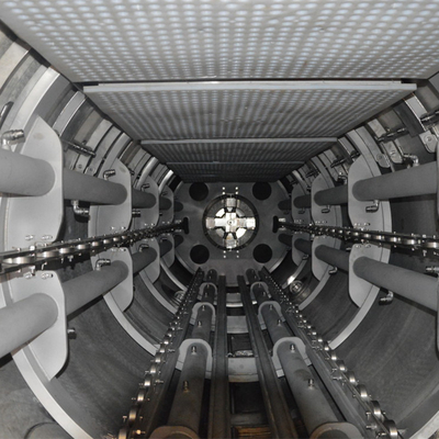 Máquina esterilizadora de retorta giratória de tensão 380 V para autoclave horizontal industrial