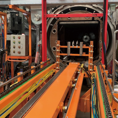 Instalação de Fabricação Carregador e Descarregador Automático para Caixas de Retorte