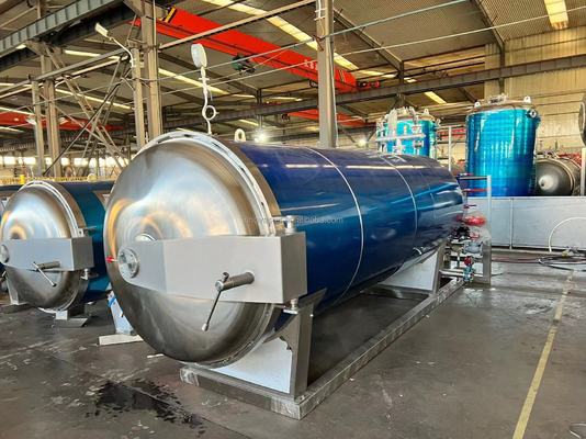 Esterilização de alta temperatura Retornos a vapor Processamento Retornos em latas Necessidades da máquina