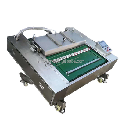 Máquina de embalagem a vácuo rotativa automática de 750 kg de capacidade para uma operação suave