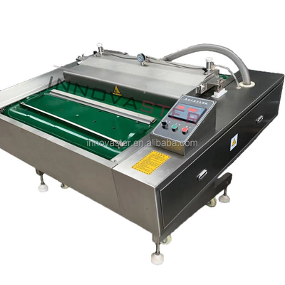 Máquina de embalagem a vácuo rotativa automática de 750 kg de capacidade para uma operação suave