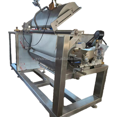 220V/230V/380V/415V/440V Caldeirão de vácuo com chaleira Mixidor de eixo horizontal para pasta de feijão vermelho