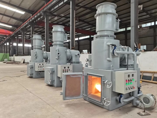 Eliminação de galinhas doentes na fazenda facilitada com o desinfetador e incinerador de resíduos alimentares