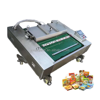 Máquina de embalagem contínua de correia de vácuo DZ-1000 para grande produção com desconto