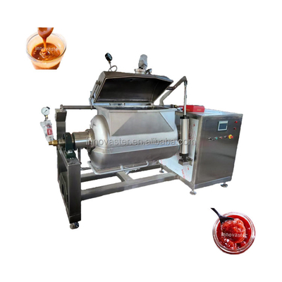 615 kg Equipamento de processamento de alimentos SUS 316L Caldeirão horizontal sem vácuo