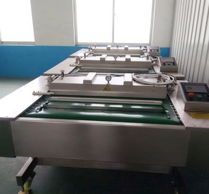 Sacos de embalagem Tipo DZ1100 Cintura rolante Máquina de embalagem a vácuo contínuo para Sal
