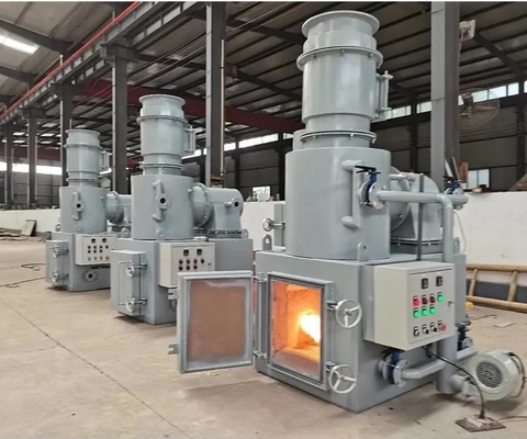 11000 kg de peso Incinerador para eliminação de resíduos para pneus Solução de eliminação de resíduos inofensivos