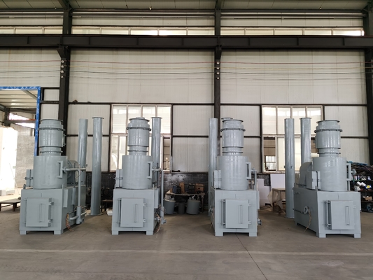 11000 kg de peso Incinerador para eliminação de resíduos para pneus Solução de eliminação de resíduos inofensivos