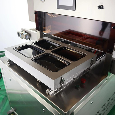 Máquina automática de embalagem de embalagem de caixa de vedação de vácuo de atmosfera modificada para embalagem de caixa
