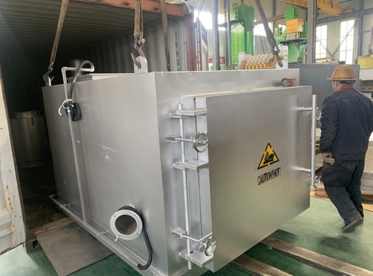 Incinerador de 1000 L/H para tratamento inofensivo de resíduos domésticos e de resíduos alimentares