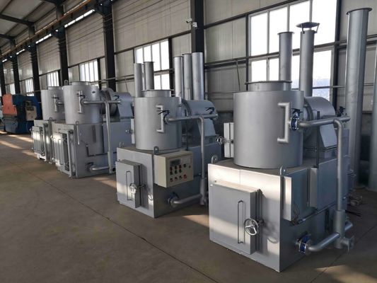 Incinerador de resíduos médicos de 500 kg para eliminação ecológica em instalações industriais