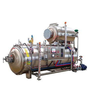 Máquina de esterilização automática de bateria de retorno por linha de pressão para operação de tensão 3P