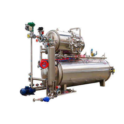 Máquina de esterilização automática de bateria de retorno por linha de pressão para operação de tensão 3P