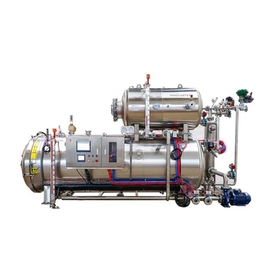 Máquina de esterilização automática de bateria de retorno por linha de pressão para operação de tensão 3P