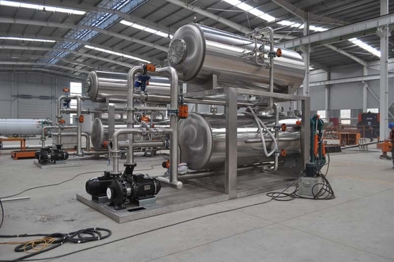 Máquina de retorte de alimentos enlatados a vapor de 1 kW e 304 de aço inoxidável