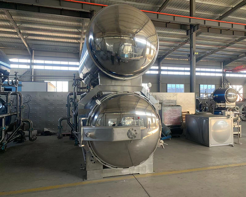 Máquina de retorte de alimentos enlatados a vapor de 1 kW e 304 de aço inoxidável