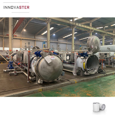 Esterilização Física Alimentação Autóclave Horizontal Esterilização a Vapor Máquina de Retortação de Cozinha 1KW