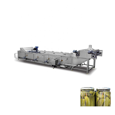 Pasteurizador/Túnel da máquina para pasteurizar Tempo de 6 a 50 minutos de frascos da classe de latas de picles