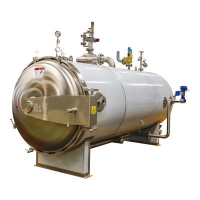 Máquina de autoclave de esterilização de retorte de vapor direto para alimentos enlatados Tecnologia avançada