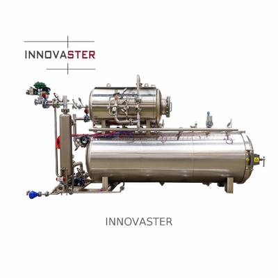 Fácil de operar Máquina de retorta de vapor de aquecimento de água para refeições prontas para comer